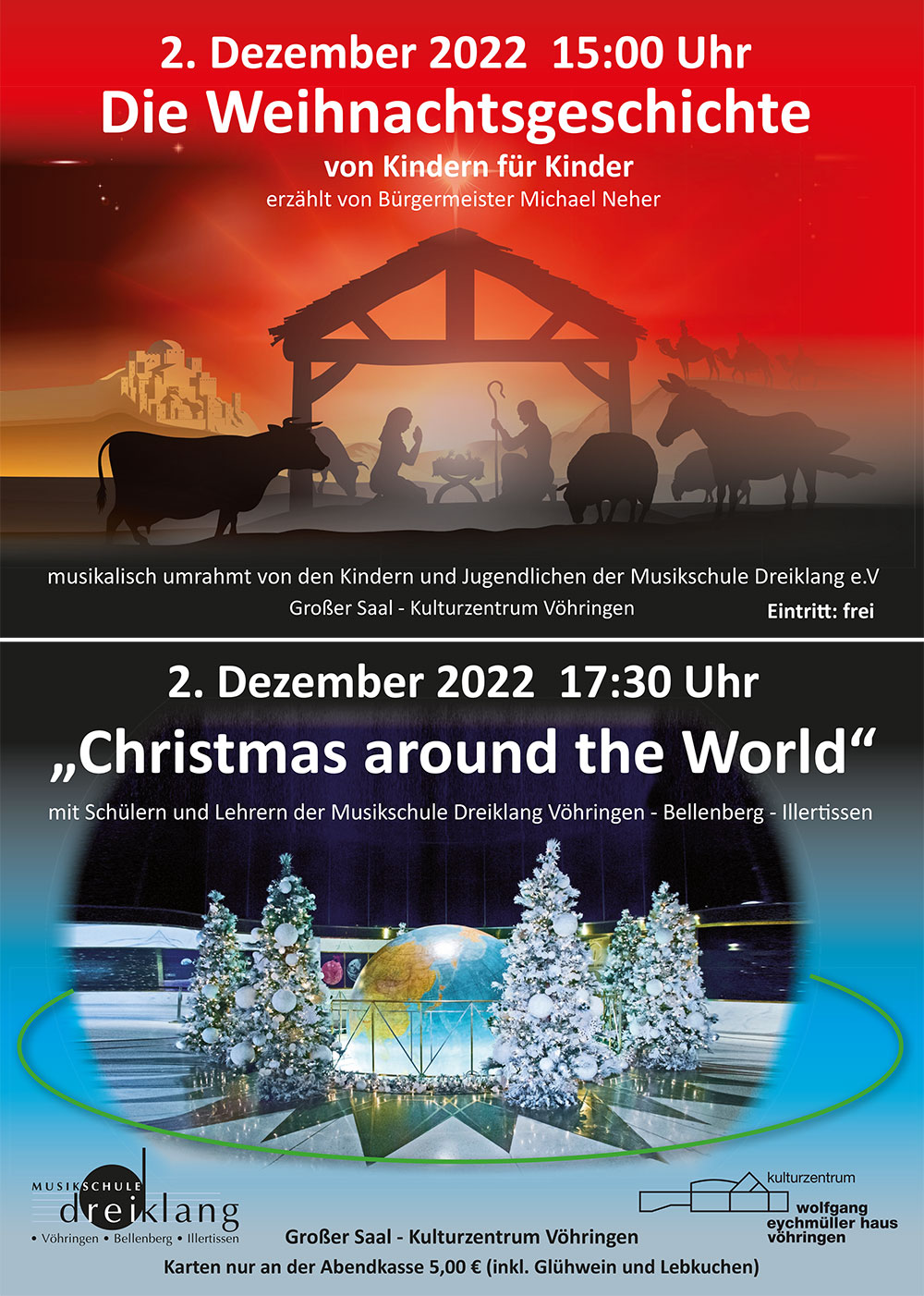 Die Weihnachtsgeschichte und Christmas around the World