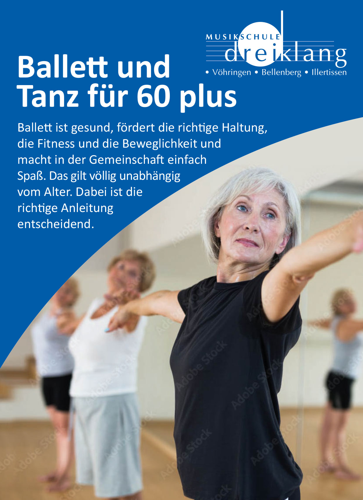 Musikschule Dreiklang Ballett und Tanz für 60 plus